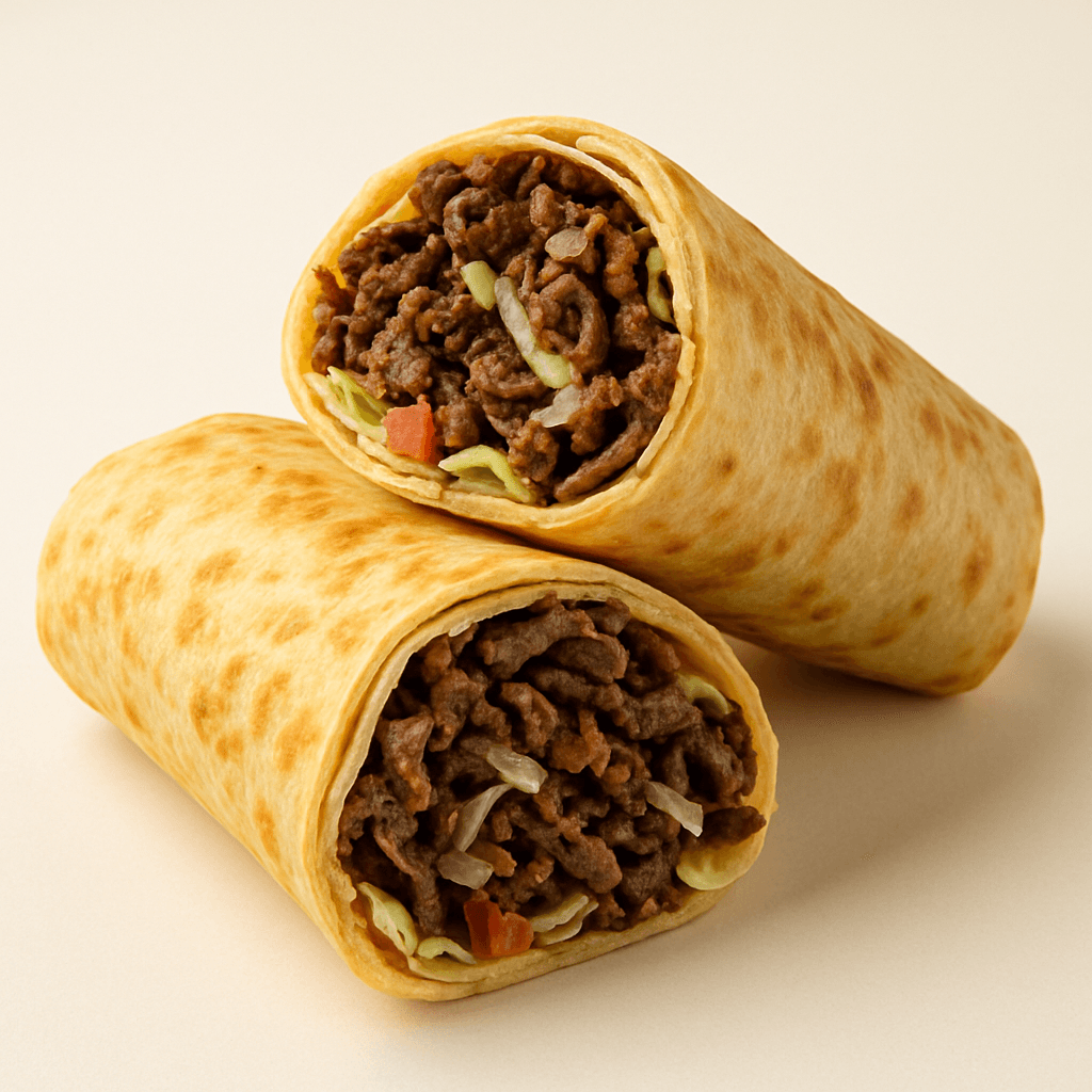 Image of Beef Shawarma with 1 sausage by Chef Collins Shawarma
