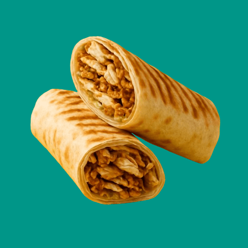 Image of Chicken Shawarma with 2 sausages by Chef Collins Shawarma