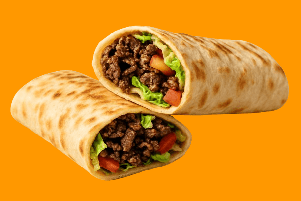 Image of More beef Shawarma & 2 hot dogs by M.Crown Shawarma